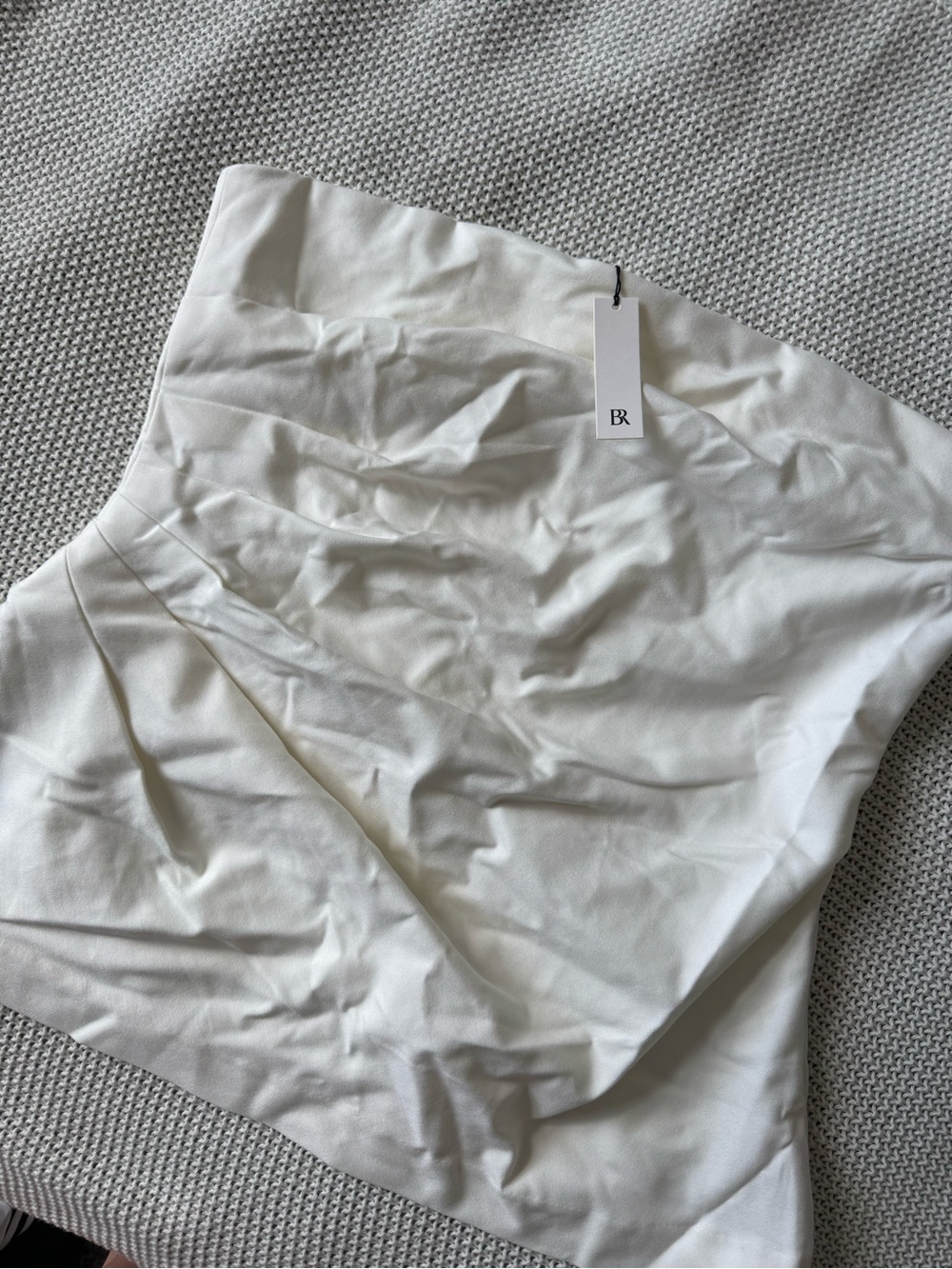 Banana Republic Everywhere Ponte Ruched Strapless Top (XL)